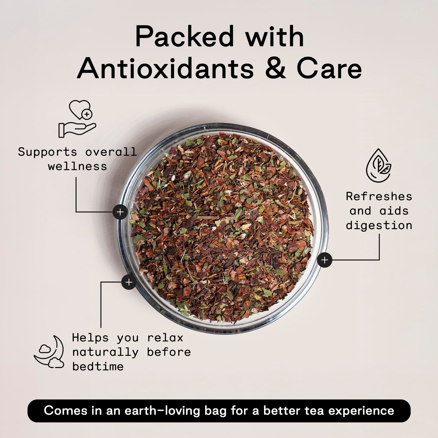 Firebelly Tea After Dinner Mint, Organic Chocolate & Mint Tea with Valerian Root for Sleep, Loose Leaf Herbal Drink, Caffeine-Free, For Relaxing