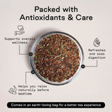 Firebelly Tea After Dinner Mint, Organic Chocolate & Mint Tea with Valerian Root for Sleep, Loose Leaf Herbal Drink, Caffeine-Free, For Relaxing