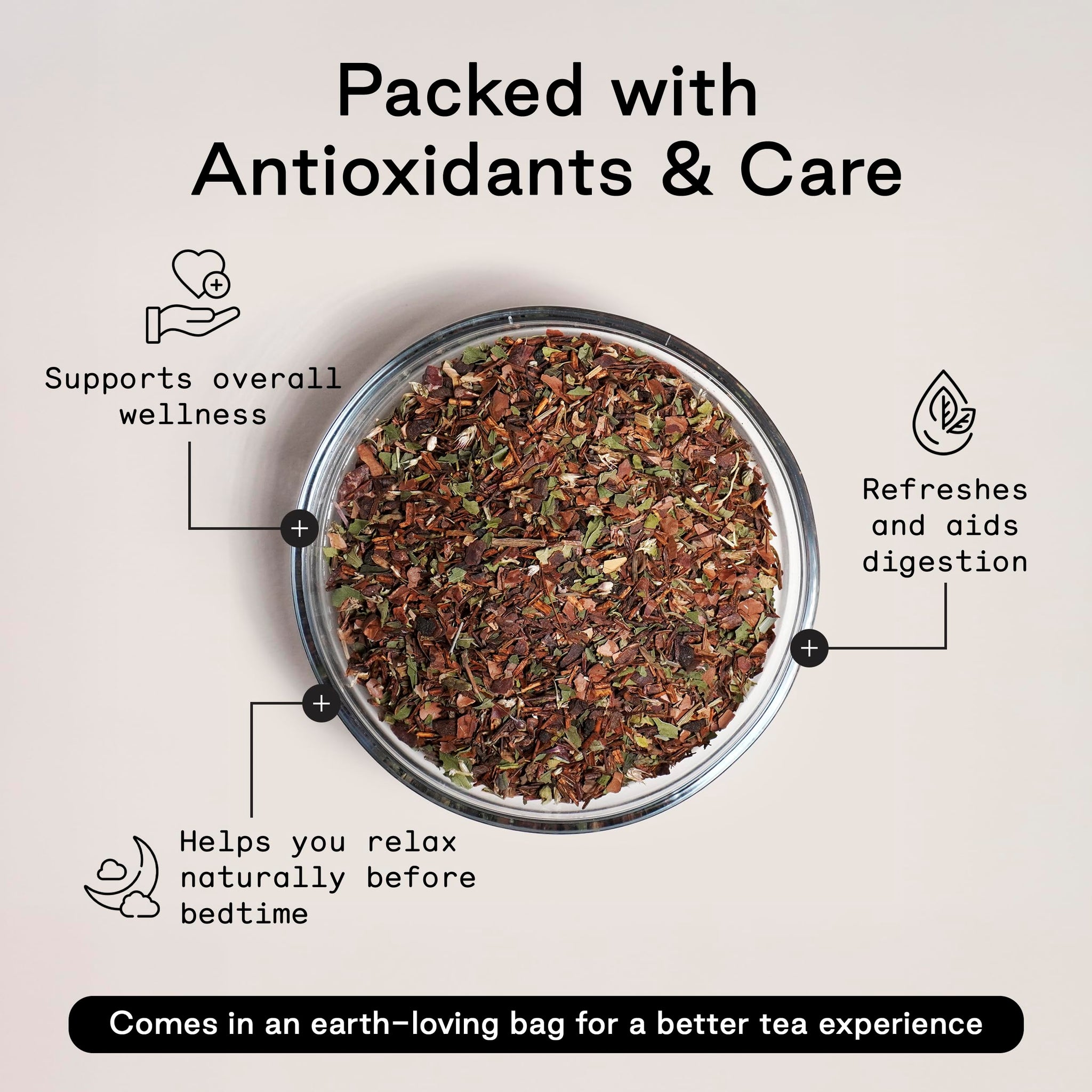 Firebelly Tea After Dinner Mint, Organic Chocolate & Mint Tea with Valerian Root for Sleep, Loose Leaf Herbal Drink, Caffeine-Free, For Relaxing