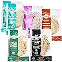 Eureka Tortilla Variety Pack | Artisanal Flour Tortillas | 2 Organic Plain Delicious, 1 Blueberry and Maple, 1 Cinnamon Horchata, 1 Pickled Jalapeño
