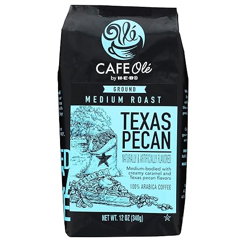 Roasting Plant Cafe Ole Texas Pecan Ground Coffee 12oz pack of 1