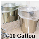NETKO Clear Kitchen Trash Bags 7-10 Gallon Clear Plastic Garbage Bag for Kitchen, Home, Office, Bathroom - Wastebasket Bin Liners - High Density