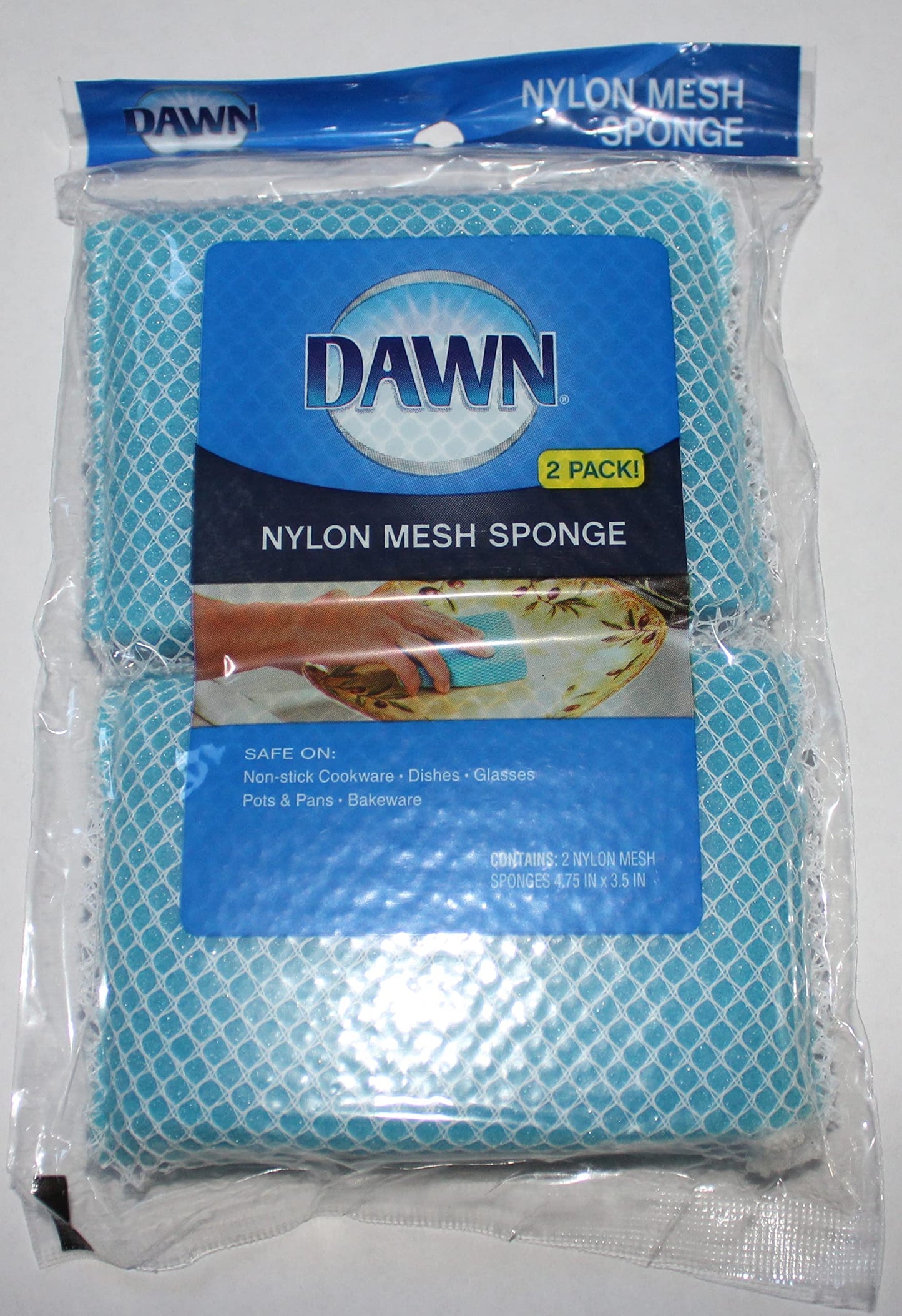 Dawn Nylon Mesh Sponge 2pk