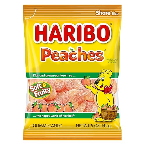 Haribo, Peaches, 5 oz