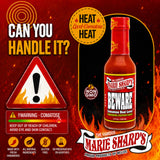 Marie Sharp’s BEWARE Comatose Heat Level Habanero Pepper Sauce, 5 oz | Extreme Heat Hot Sauce from Belize | All-Natural, No Preservatives |