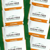 Sugar Free Milk Chocolate Caramel Tiles-1 lb Deliciously Crafted for a Guilt-Free Indulgence Made with Stevia Extract-Perfect for Health-Conscious
