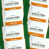 Sugar Free Milk Chocolate Caramel Tiles-1 lb Deliciously Crafted for a Guilt-Free Indulgence Made with Stevia Extract-Perfect for Health-Conscious