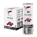 CELSIUS Sparkling Wild Berry Energy Drink, 12 Fl Oz Cans, 4 Pack