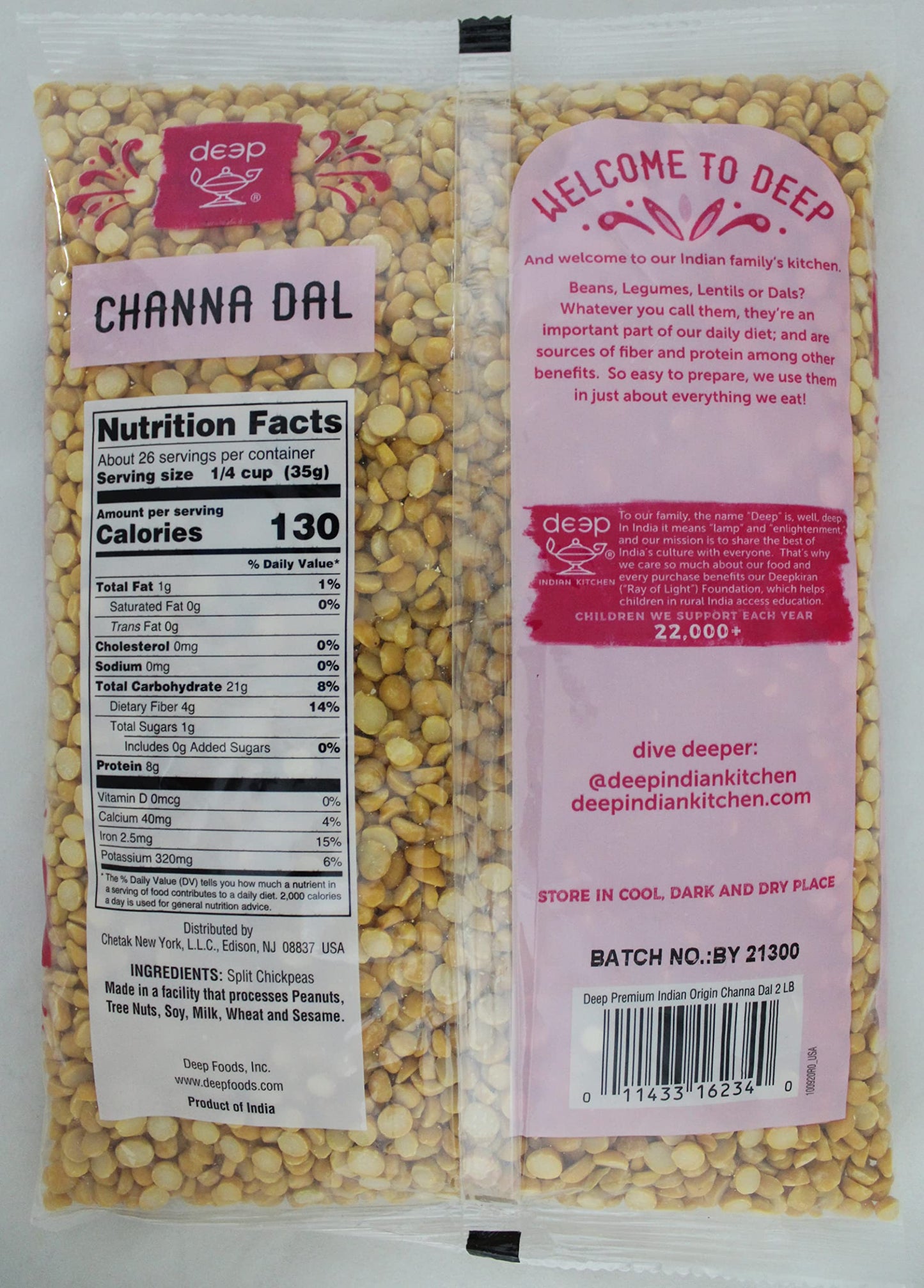 Channa Dal Premium Indian Origin (2lb)