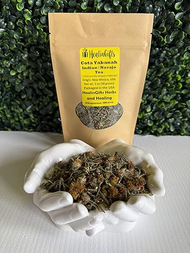 HealinGifts Cota Indian Tea Greenthread Thelesperma cut 1 ounce