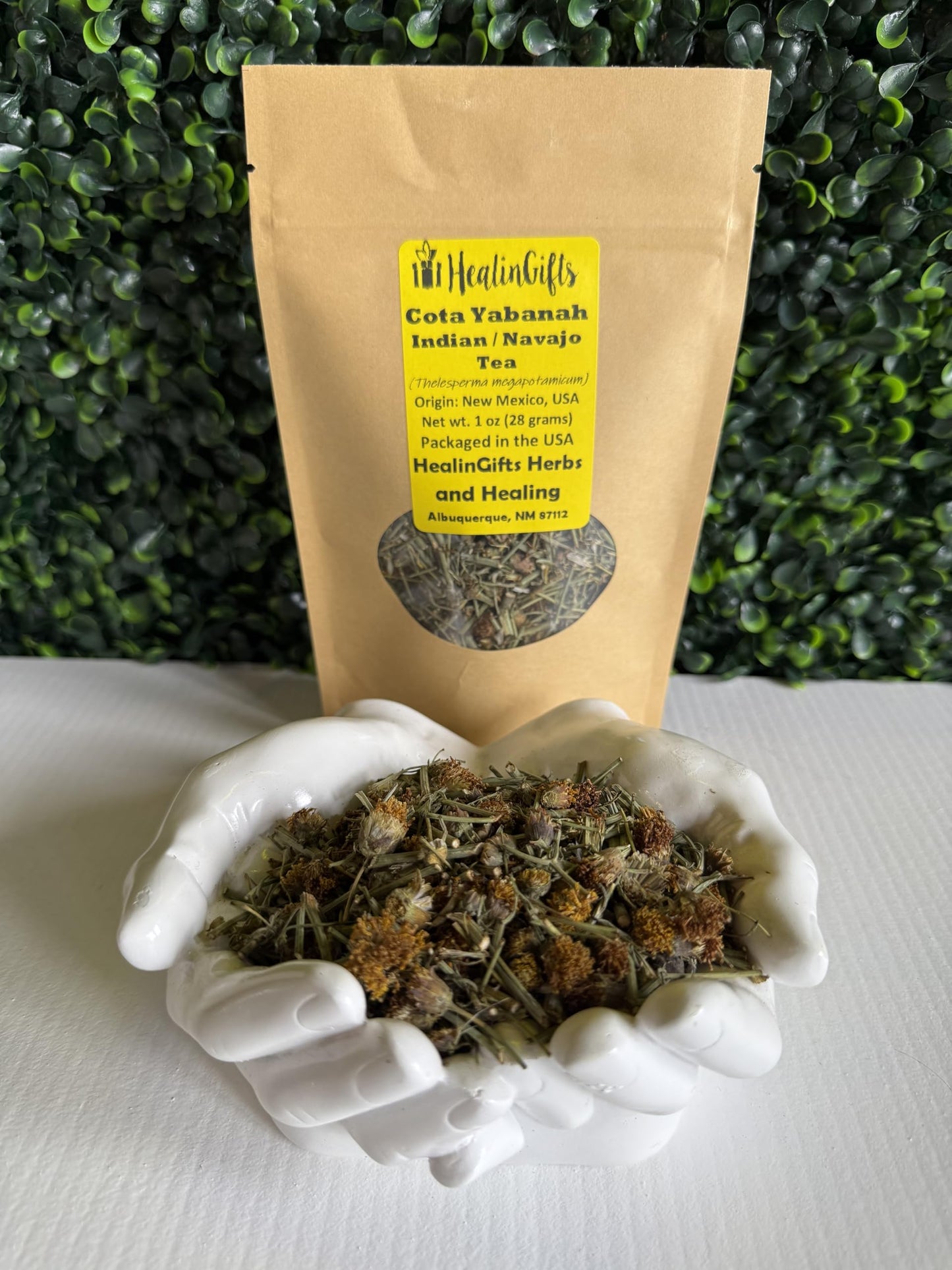 HealinGifts Cota Indian Tea Greenthread Thelesperma cut 1 ounce