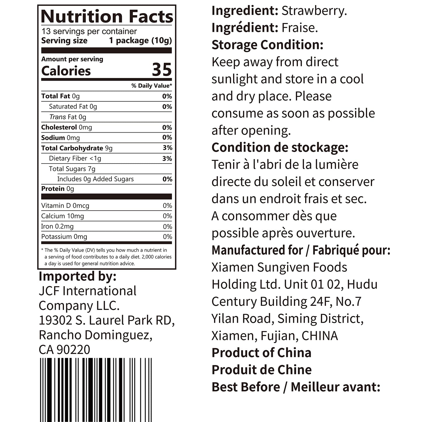 ONETANG Freeze-Dried Fruit Strawberry, 10 Pack Single-Serve Pack, Non GMO, Kosher, No Add Sugar, Gluten free, Vegan, Holiday Day Gifts, Healthy Snack
