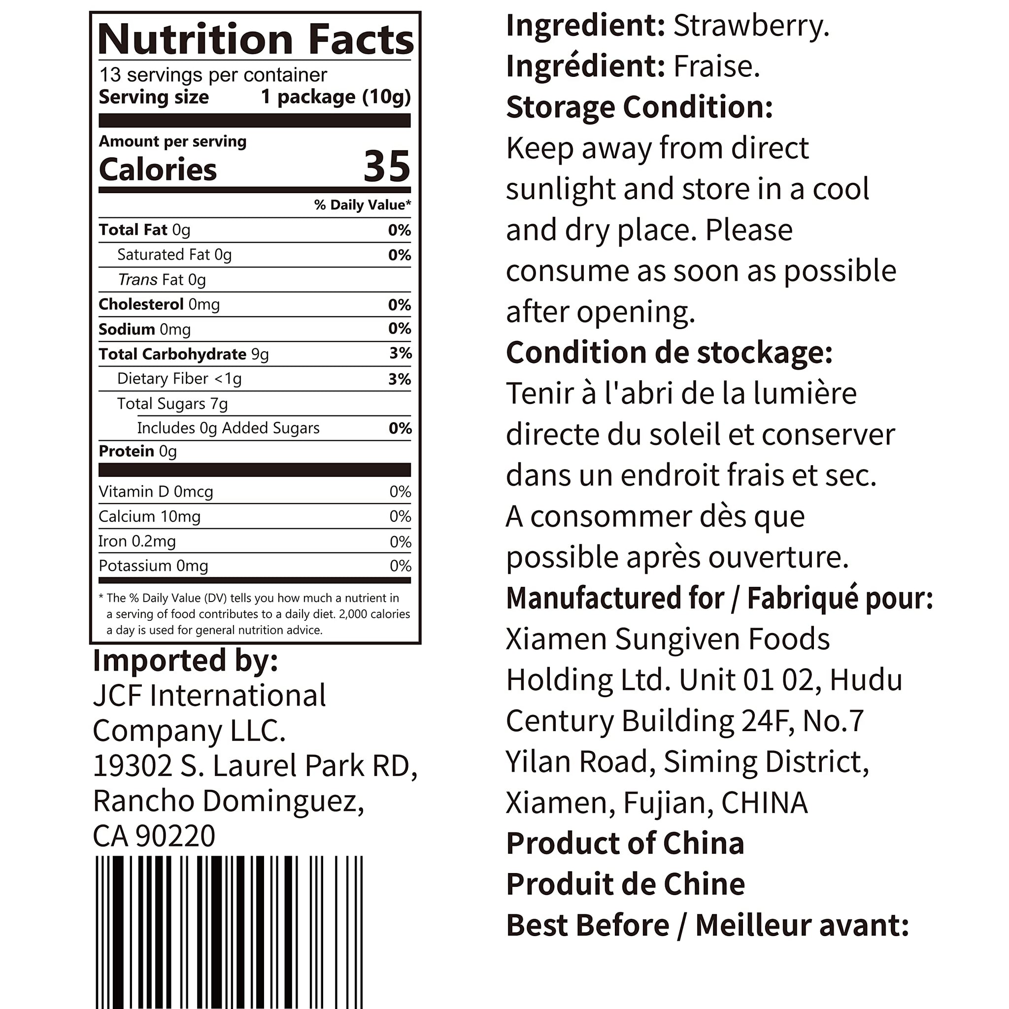 ONETANG Freeze-Dried Fruit Strawberry, 10 Pack Single-Serve Pack, Non GMO, Kosher, No Add Sugar, Gluten free, Vegan, Holiday Day Gifts, Healthy Snack