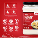Hoosier Hill Farm White Cheddar Cheese Powder, 2LB (Pack of 1)