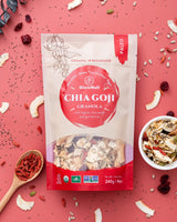Glutenull, Granola Clusters Chia Goji Berry Organic, 12 Ounce