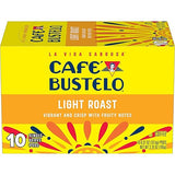 Café Bustelo Light Roast, Single Serve Coffee Pods, 10 Count (Pack of 1)
