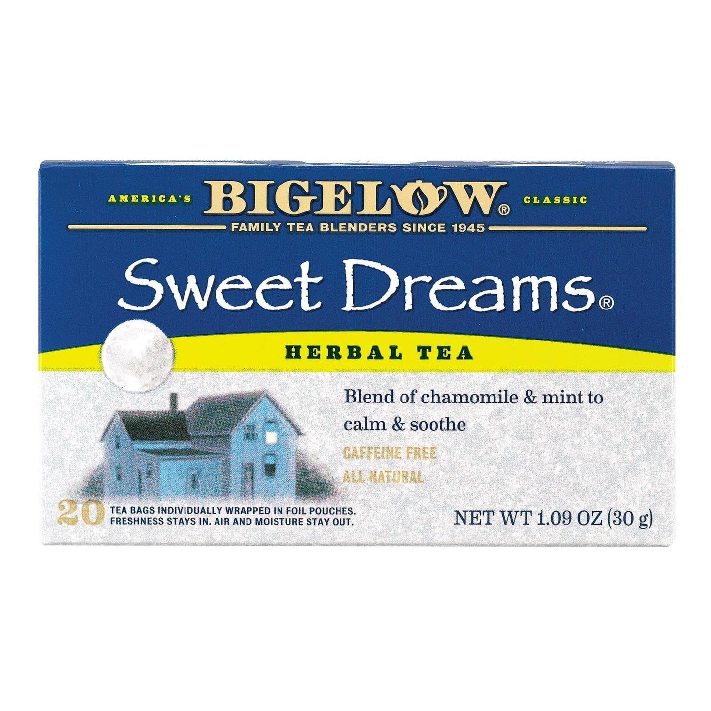 Bigelow Tea Sweet Dreams Herb Tea - Case of 6 - 20 BAG