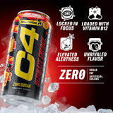 C4 Ultimate Energy Drink with Zero Sugar, 300mg Caffeine, 16oz Pack of 12