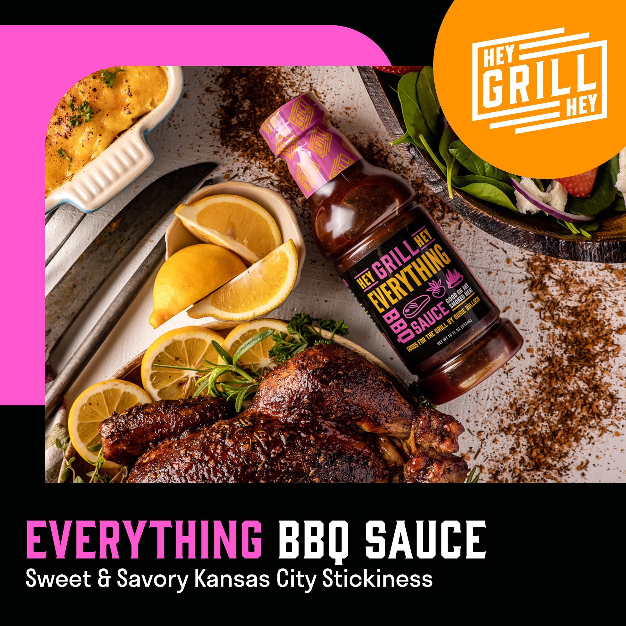 Hey Grill Hey | BBQ Sauce | Kansas City BBQ Sauce | Grilling Essentials | BBQ Glaze | Everything