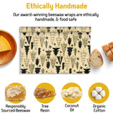 SUPERBEE Reusable Beeswax Wraps for Food - XL Beeswax Wrap Roll (35x13"), Bees Wrap Paper for Wrapping Cheese, Veggies, Sandwiches & Bowl Covers