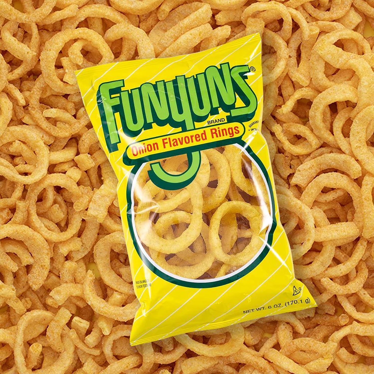 Frito Lay, Funyuns Onion Flavored Rings, 0.75 Oz, 10 Ct
