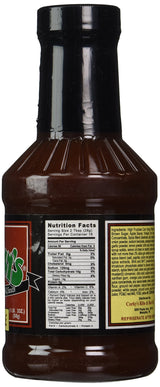 Corky's Memphis' Own Bar B Q Sauce * New Apple Flavor Barbecue Sauce * Net Weight 18 oz