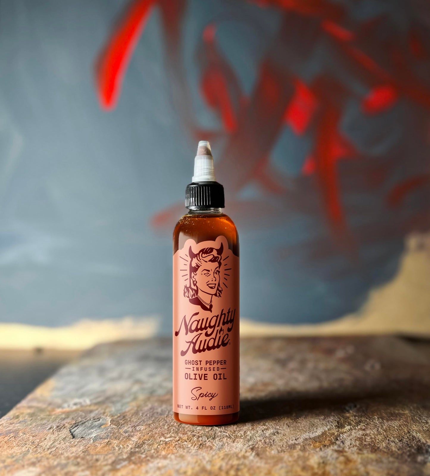 Naughty Audie - Ghost Pepper Infused Olive Oil Hot Sauce (Spicy)