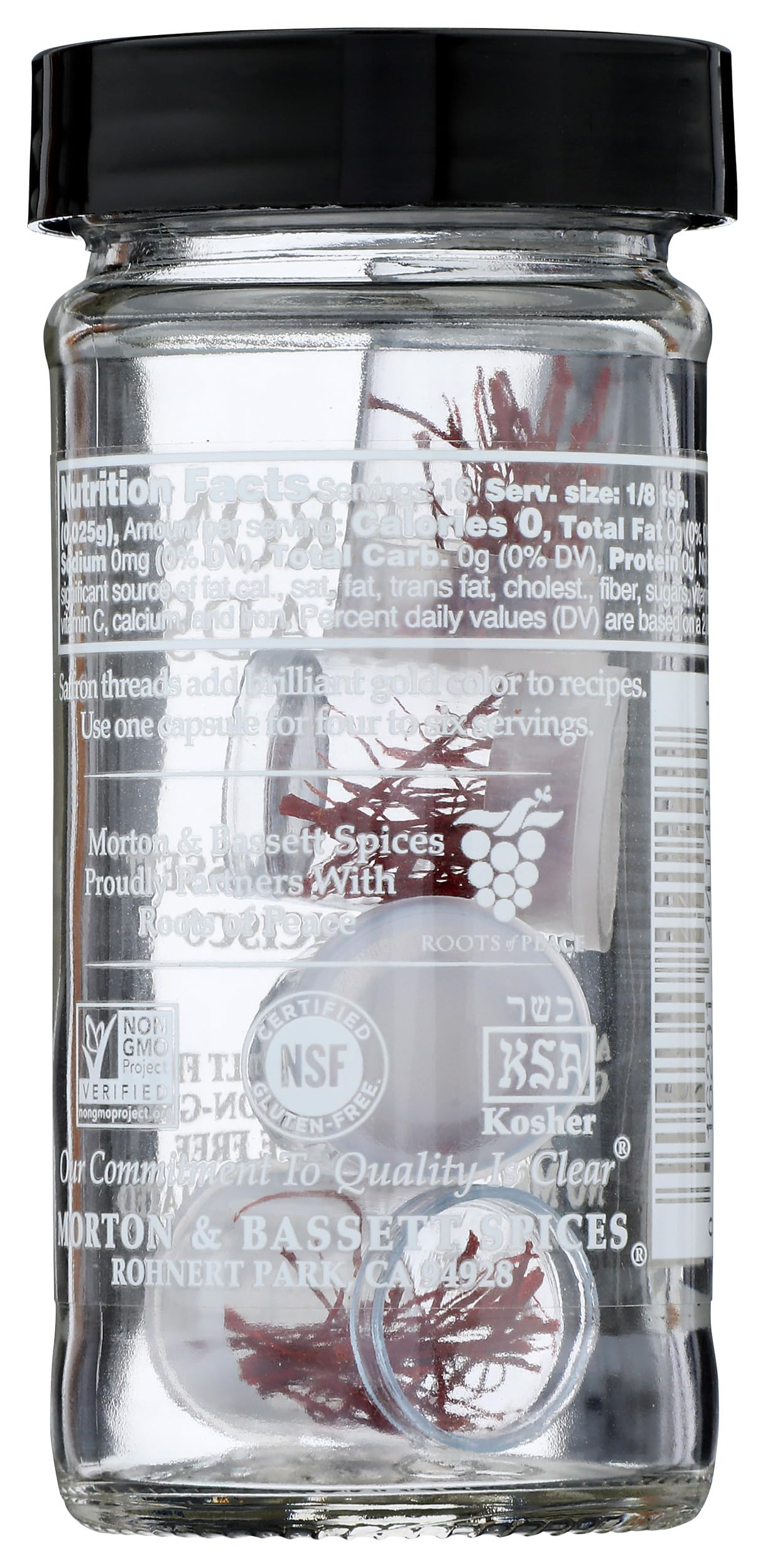 Morton & Bassett, Saffron Threads, 0.01 Oz