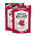 Wiley Wallaby Strawberry Licorice 24 Ounce Classic Gourmet Soft & Chewy Australian Red Licorice Candy Twists, 2 Pack
