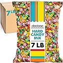 Dooboe Hard Candy Mix - 7 Pounds - Approx. 520 Pieces - Big Bulk Hard Candies Individually Wrapped - Old Fashioned Candies - Rootbeer, Strawberry