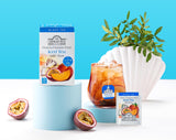 Ahmad Tea Black Tea, Cold Brew Peach and Passion Fruit Teabags, Iced Tea, 20 ct (Pack of 6) - Caffeinated and Sugar-Free