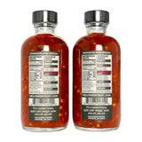 Hell Fire Detroit Fresno Hot Sauce (Medium), Crafted with Fresh, Fire-Roasted Fresno Chile Peppers, All-Natural, Vegan, Gluten-Free, Low Sodium - 4 Fl