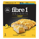 Fibre 1 Delights Bar, Lemon Flavour, 5ct, 125g/4.4oz, (Imported from Canada)
