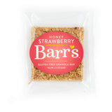 Mrs. Barr’s Natural Foods Granola Bars | Honey Strawberry | Certified Organic Gluten Free Oats | Soft Texture | Small Batch | Gourmet Quality | Real