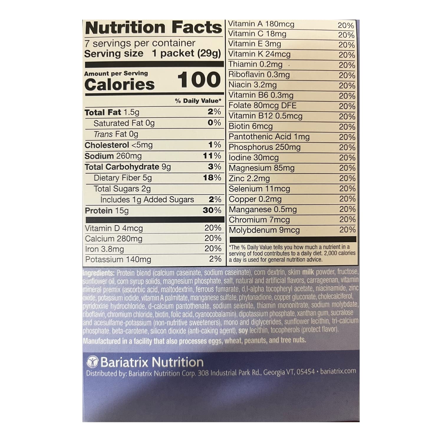 PROTIFIT - High Protein Vanilla Pudding & Shake Mix 3 Pack, 15g Protein, Low Calorie, Low Fat, Low Carb, Aspartame Free, Idea Protein Compatible, Meal