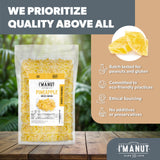 Premium Dried Pineapple Chunks 16oz | Non-GMO, Batch Tested Gluten & Peanut Free | Ethically Sourced for Guilt-Free Snacking | Fresh, Crispy