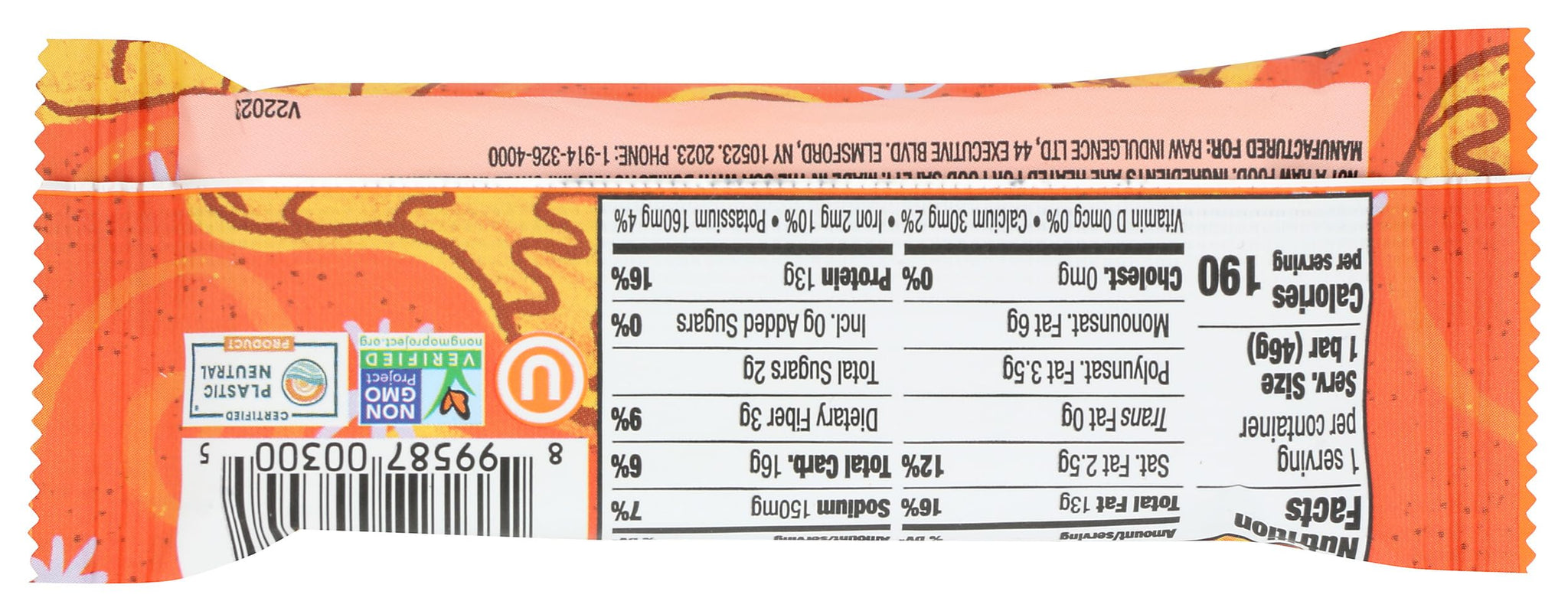 Raw Rev Creamy Peanut Butter Sea Salt Glo Bar, 1.6 OZ