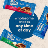 Nutri-Grain Breakfast Bars, Made with 10g Whole Grains, Snack Bars, Apple Cinnamon, 20.8oz Box, 16 Count (Pack of 3)