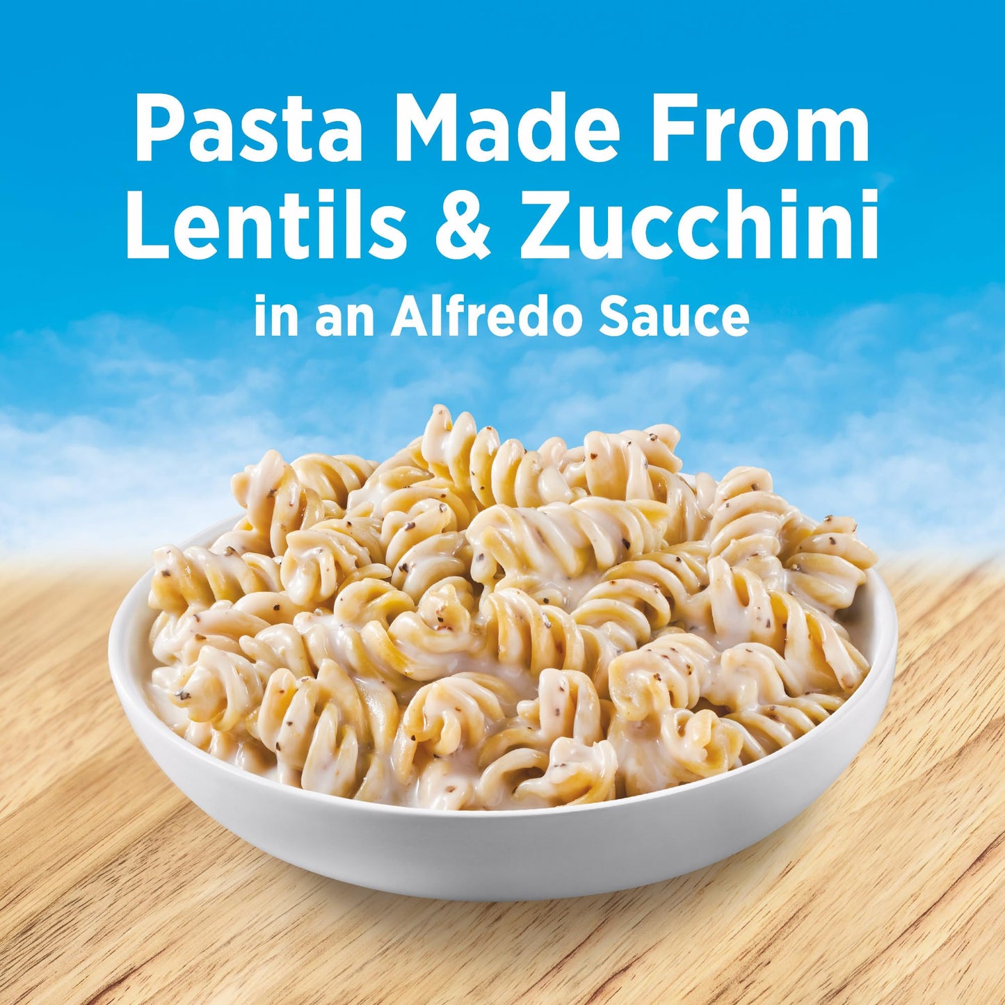 Birds Eye Veggie Pasta Rotini Alfredo, Convenient Vegetable Pasta for an Easy Frozen Side, 10 OZ Bag