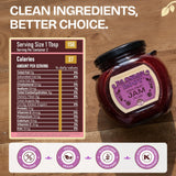 Passion Root Plum Jam | All Natural Plum Preserves with Real Fruit | No Added Sugar, No Preservatives, Non GMO, Gluten Free, Kosher Certified | Fruit