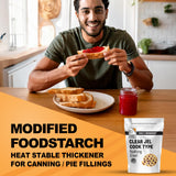 It's Just - Clear Jel Cook Type, For Baking, Canning, Cooking, Pie Filling, Modified Food Starch, 15oz, Product of USA