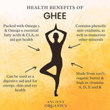 Ancient Organics Ghee - Organic Grass Fed Ghee Butter, Gluten Free, Clarified Butter, Vitamins & Omegas, Lactose Reduced, Kosher, USDA Certified - 9