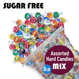 Sweetaholic Sugar-Free Assorted Hard Candy 5 Pound | Individually Wrapped | Bulk Hard Candy | Perfect for Parties and Events