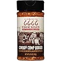 6666 Four Sixes Cowboy Camp Burger Seasoning, 5.75 Ounce