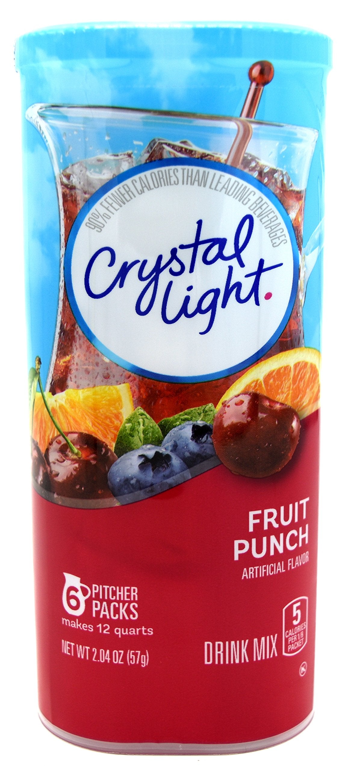 Crystal Light Fruit Punch Drink Mix, 12-Quart Canister (Pack Of 9)