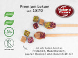 Malatya Pazari Assorted Turkish Delight with Pistachio and Fruit, 17.3oz