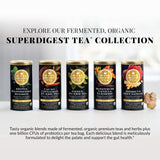 The Republic of Tea Organic Hibiscus Beet Ginger SuperDigest Tea® Herbal | Probiotic Tea Bag (36 count)