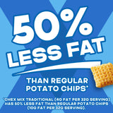 Chex Mix Traditional Original Recipe Snack Mix, Savory Snack Bag, Family Size, 13.5 oz