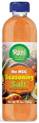 Rani No MSG Seasoning Salt (All Purpose Seasonign Salt) 10.5oz (300g) PET Jar ~ All Natural | Gluten Friendly | NON-GMO | Kosher | Vegan | Product