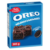 BETTY CROCKER - BROWNIE MIX - Oreo Brownie Mix, 385 Grams Package, Baking Mix, Just Add Water, Tastes Like Homemade, Easy To Bake